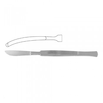 Dissecting Knife / Opreating Knife Sickle Shaped - Blunt - Fig. 46 Stainless Steel, 14 cm - 5 1/2"